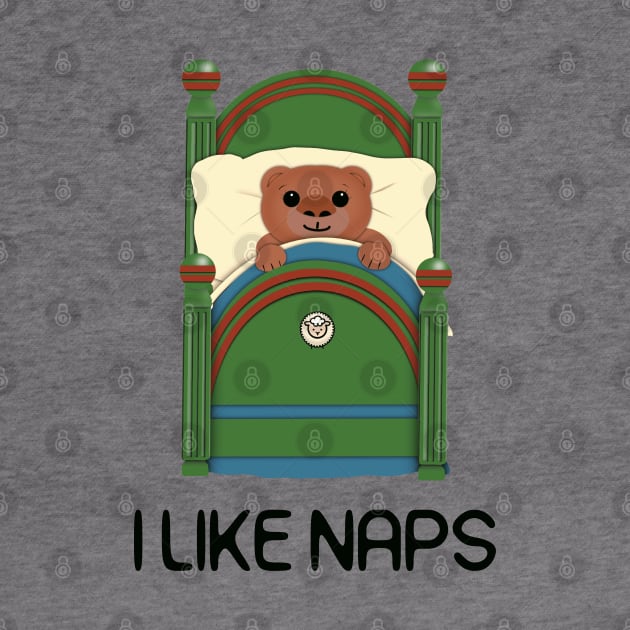 I'd rather be napping.  A cute Teddy Bear in Bed by FlippinTurtles